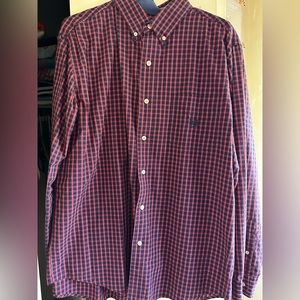 Chaps. Large. Plaid button up.